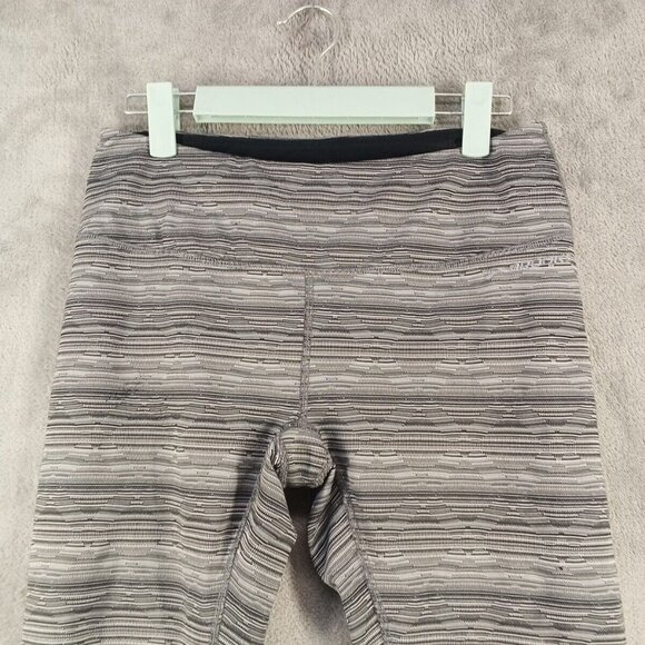 BROOKS Capri Legging M(8-10)Activewear Gray Pull on Spandex Casual Drawstring - Picture 2 of 11